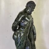 After the Farnese Hercules, a serpentine marble sculpture, a souvenir of the Grand Tour