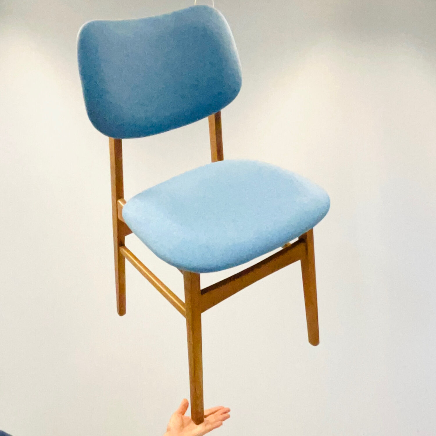 Set of four dining chairs