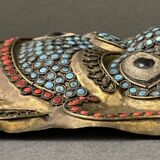 Ritual mask tibetan tibet demon protector mahakala stones