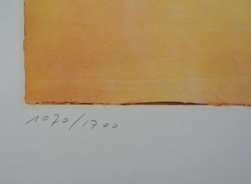 Salvador Dali: Roussillon, SNCF (Butterfly Suite small model), signed original lithograph.