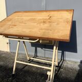 Table à dessin industrielle vintage Heliolithe