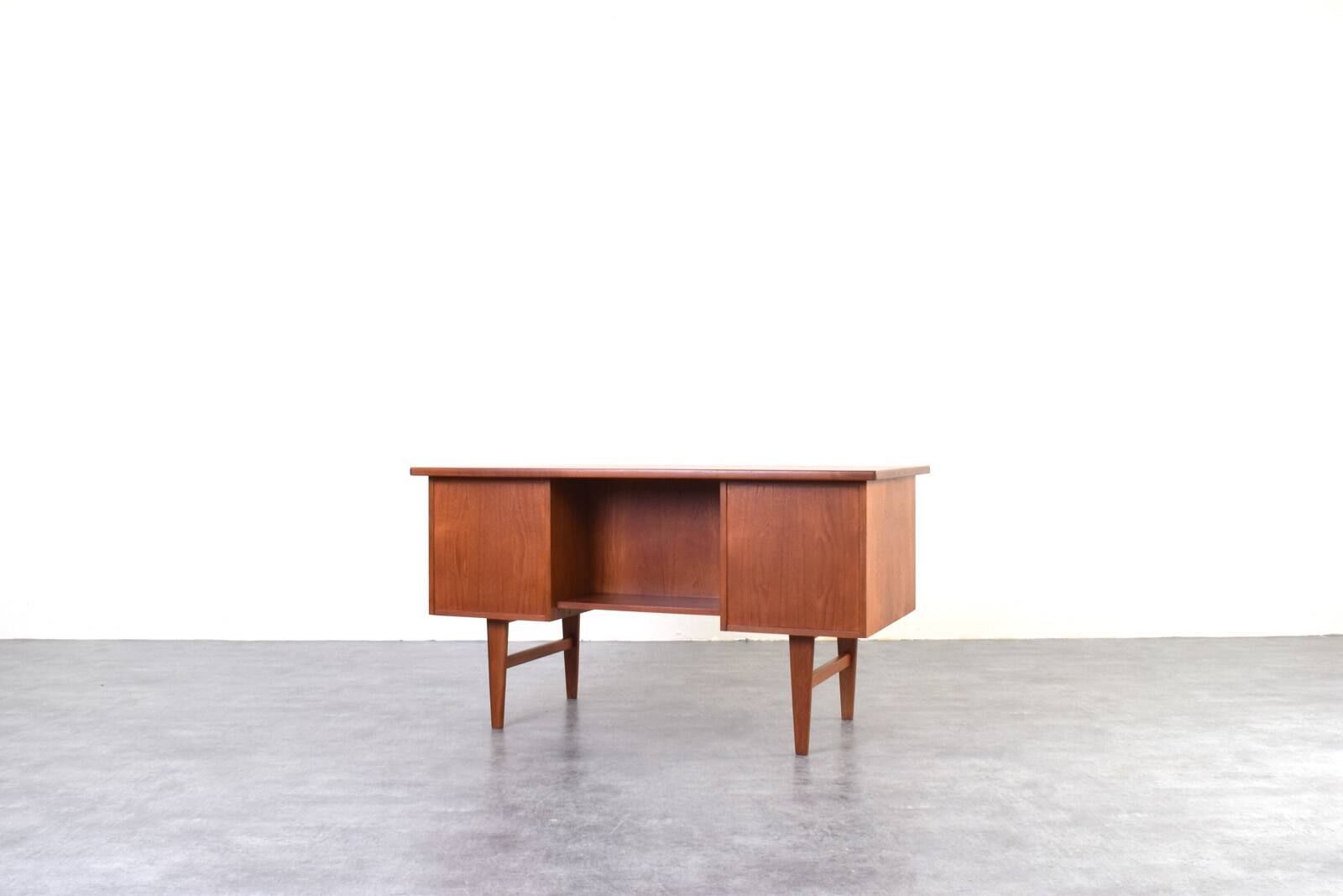 Mid-Century Danish Teak Executive Desk, 1960s.