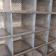 Old stripped and patinated postal sorting furniture, industrial look