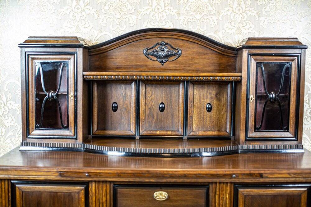 Vintage Buffet in Oak Burl, 1930s