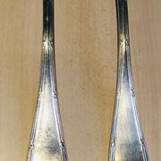 Ensemble de 6 couverts 12 pièces en métal argenté