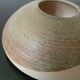 Vintage studio pottery signed - Variegated green and raw earth