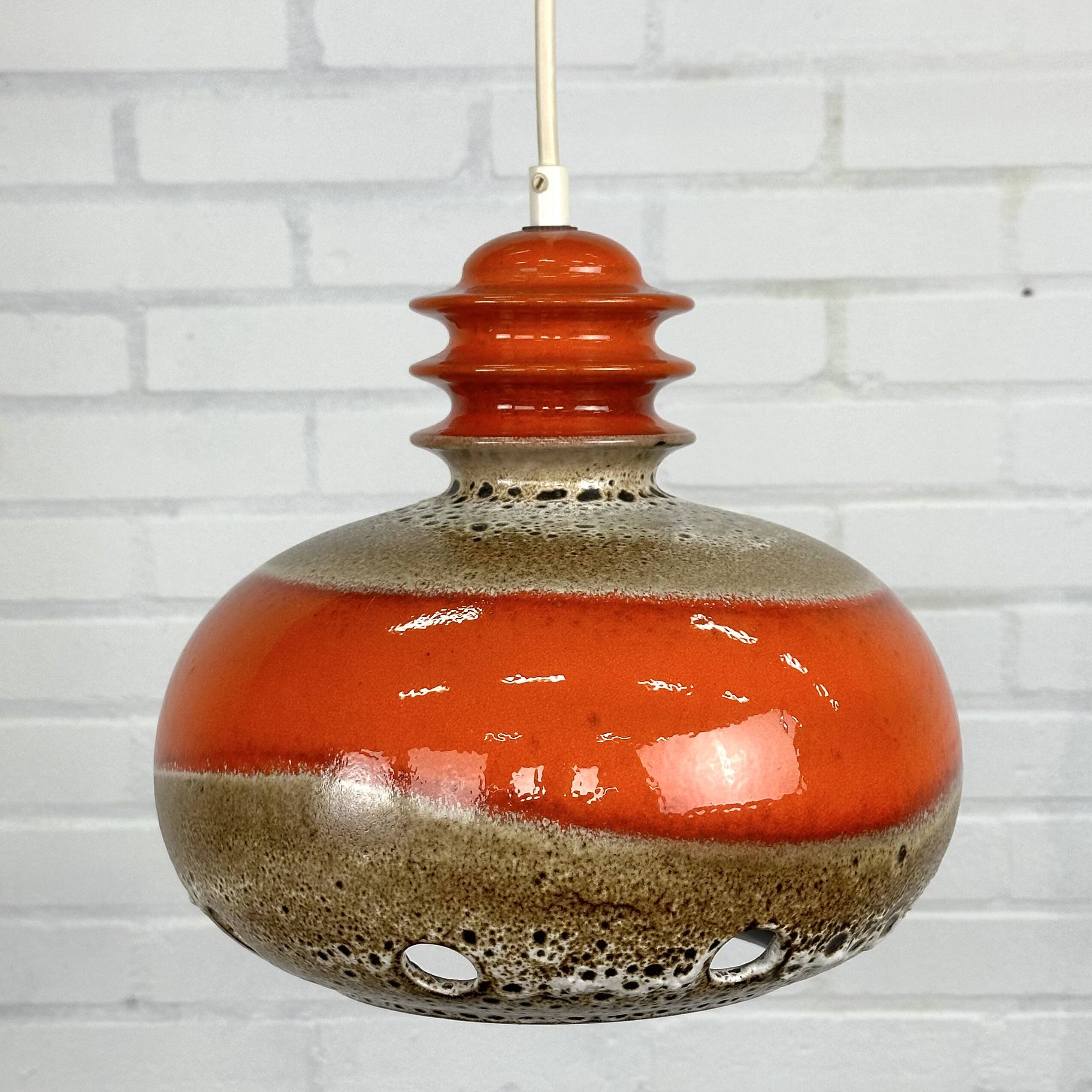 Fat Lava vintage hanging lamp (2 pieces available)