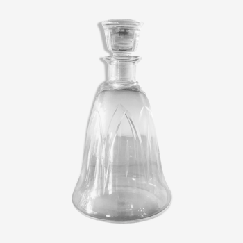 Engraved and numbered glass carafe