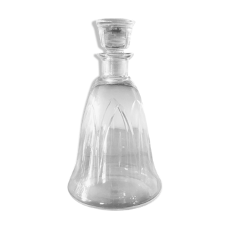 Engraved and numbered glass carafe