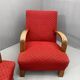 Paire de fauteuils ART DÉCO en bois courbé, années 1930