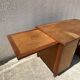 Bureau en bois avec tiroirs vintage