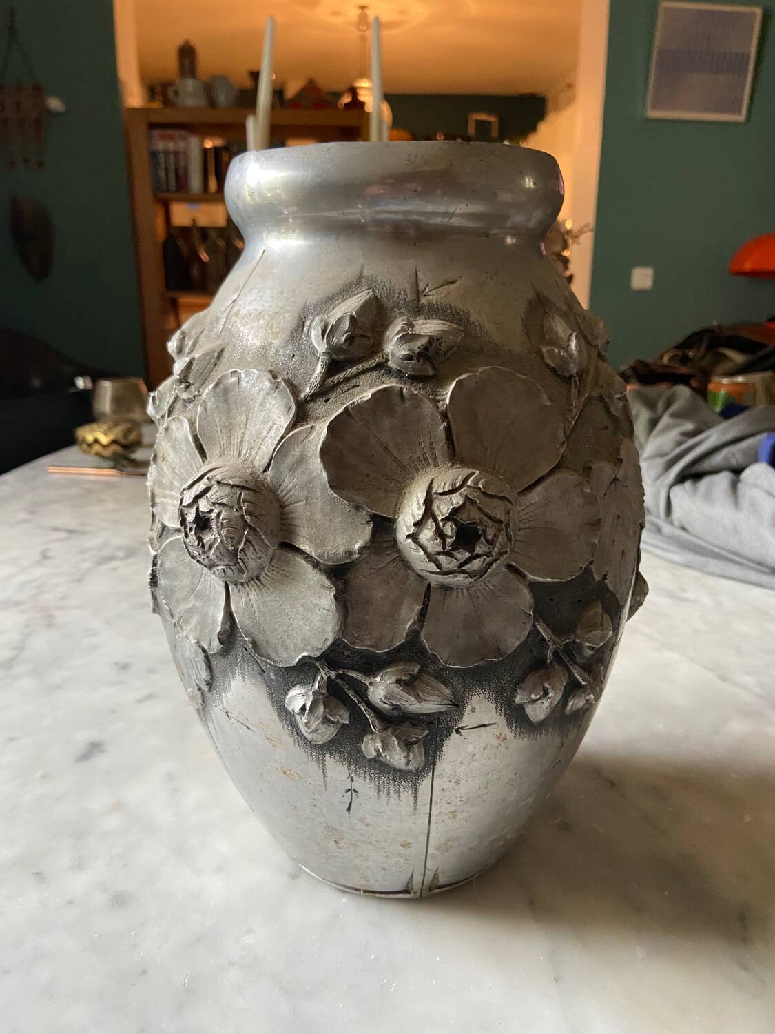 Vase en dinanderie de Louis Houzeaux