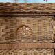 Commode vintage en rotin