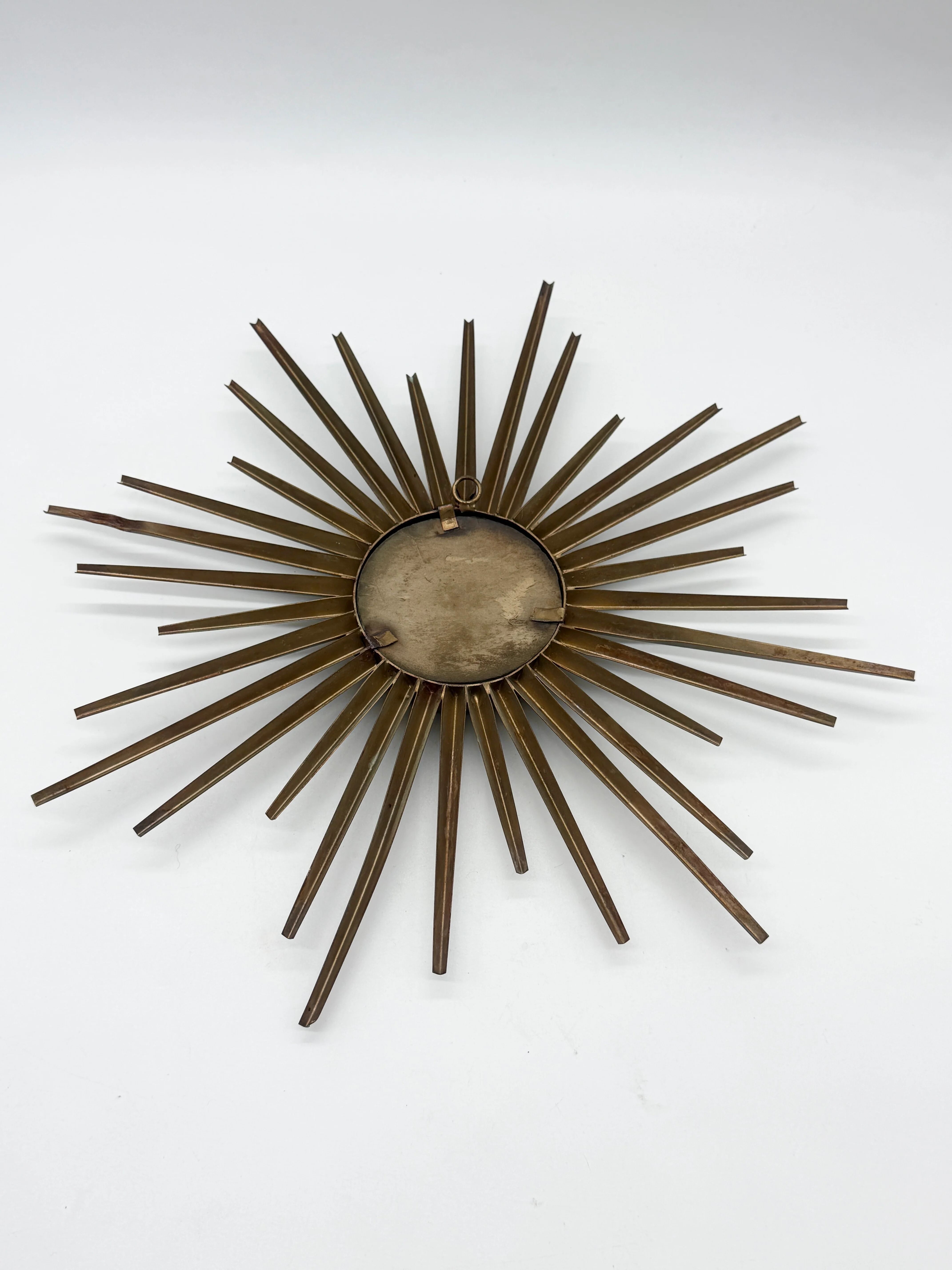 Miroir "Soleil" Chaty Vallauris, France, 1950s