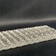 Set of 12 molded glass or crystal knife rests with diamond point decor
