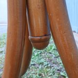 Antique parrot coat rack