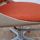 Vintage Wilkhahn Office Chair Model 2101, Orange, Aluminum and Fiberglass Frame