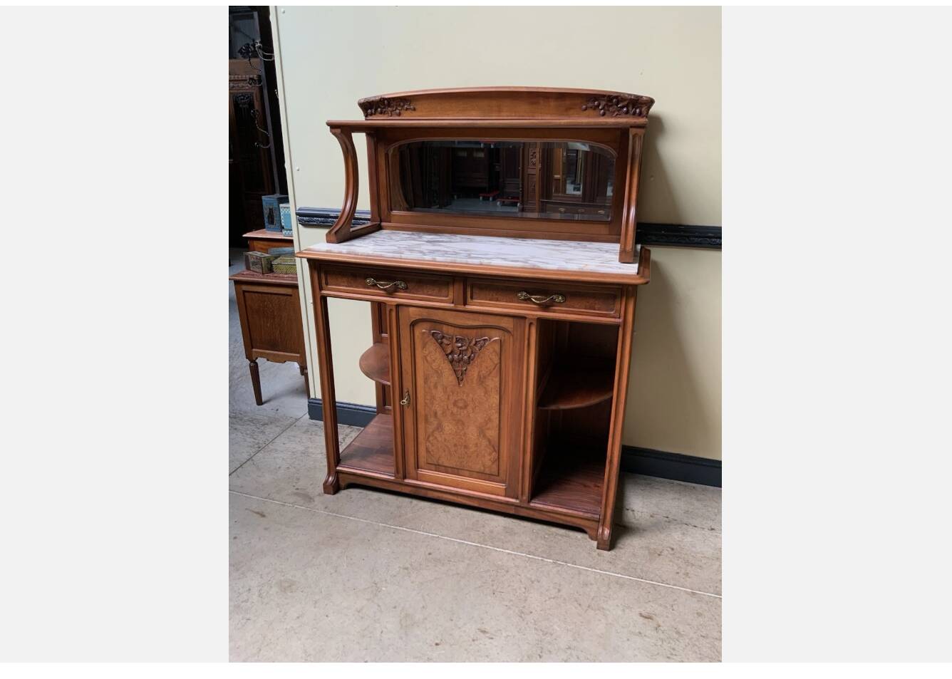 Antique - Buffet, Vertiko, Sideboard, Art Nouveau