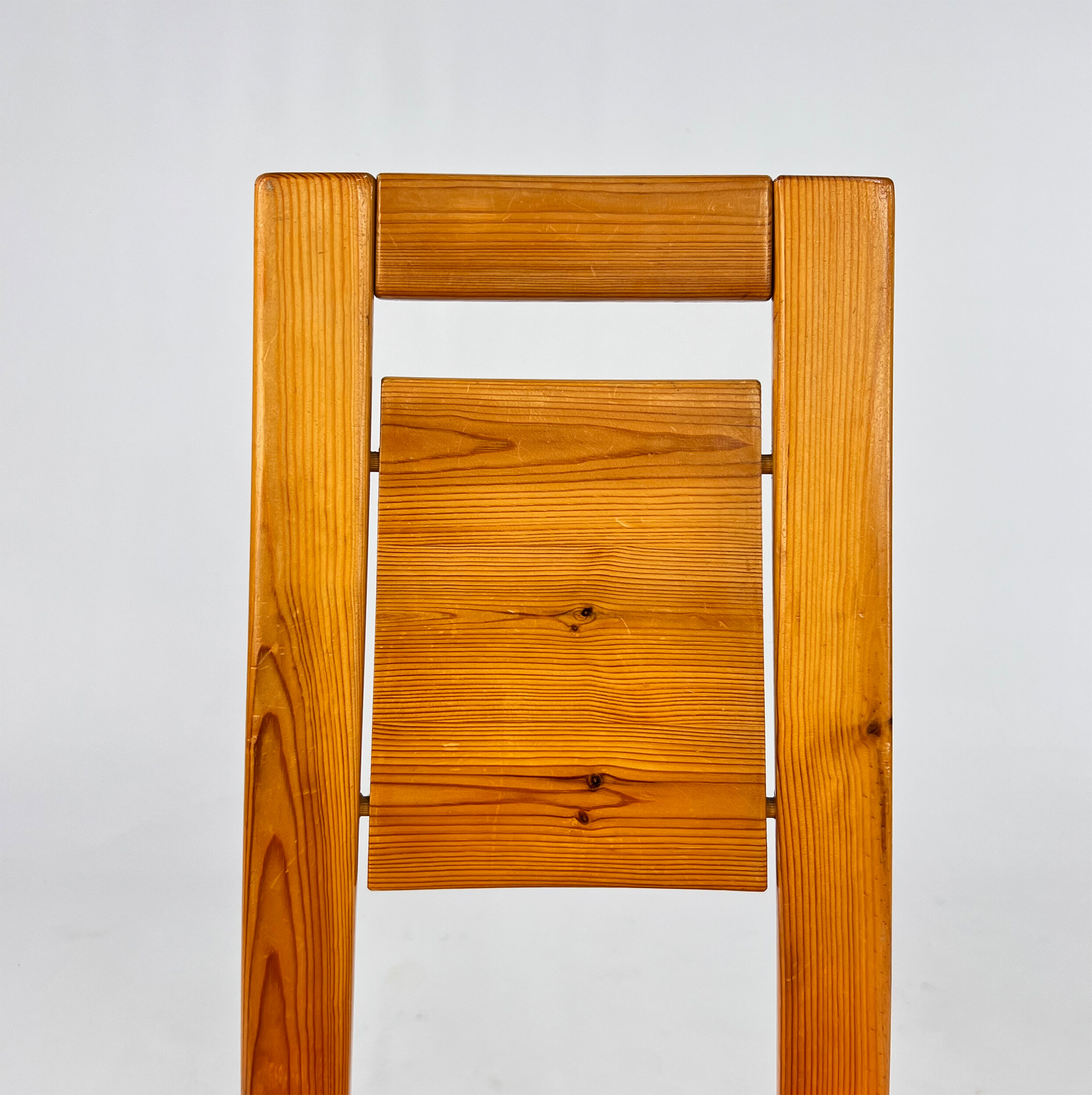 Set of 6 Pine Dining Chairs by Tapiovaara for Laukaan Puu Finland, 1960s