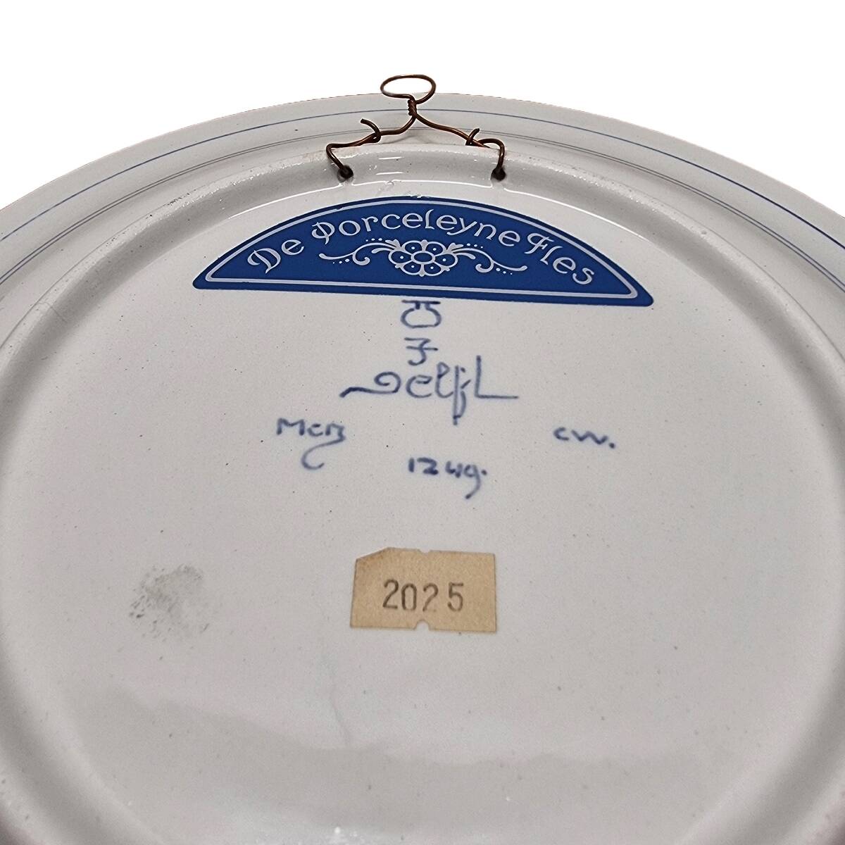 Dutch ceramic Wall Plate by The Porceleyne Fles From 1977