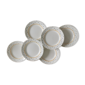 Set of 6 vintage plates, gien
