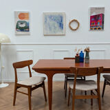 6 Scandinavian teak chairs