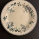 6 old blue flat plates La Samaritane Terre de Fer