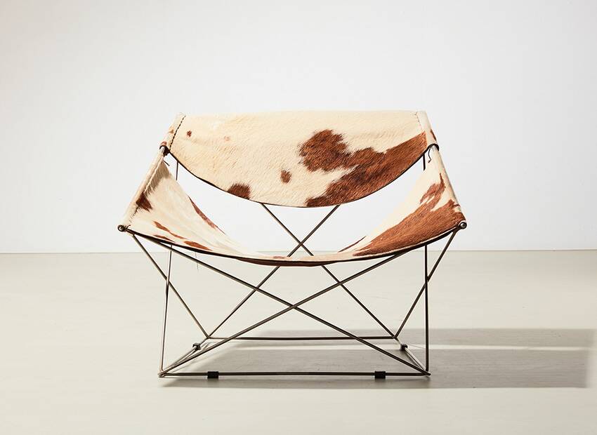 Pierre Paulin 1st Edition F675 Butterfly Lounge Chair for Artifort 1963