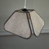 Vintage rattan blade suspension