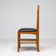 Table Frank Lloyd Wright ‘608 Taliesin’ + four Mackintosh chairs “309 Ingram”