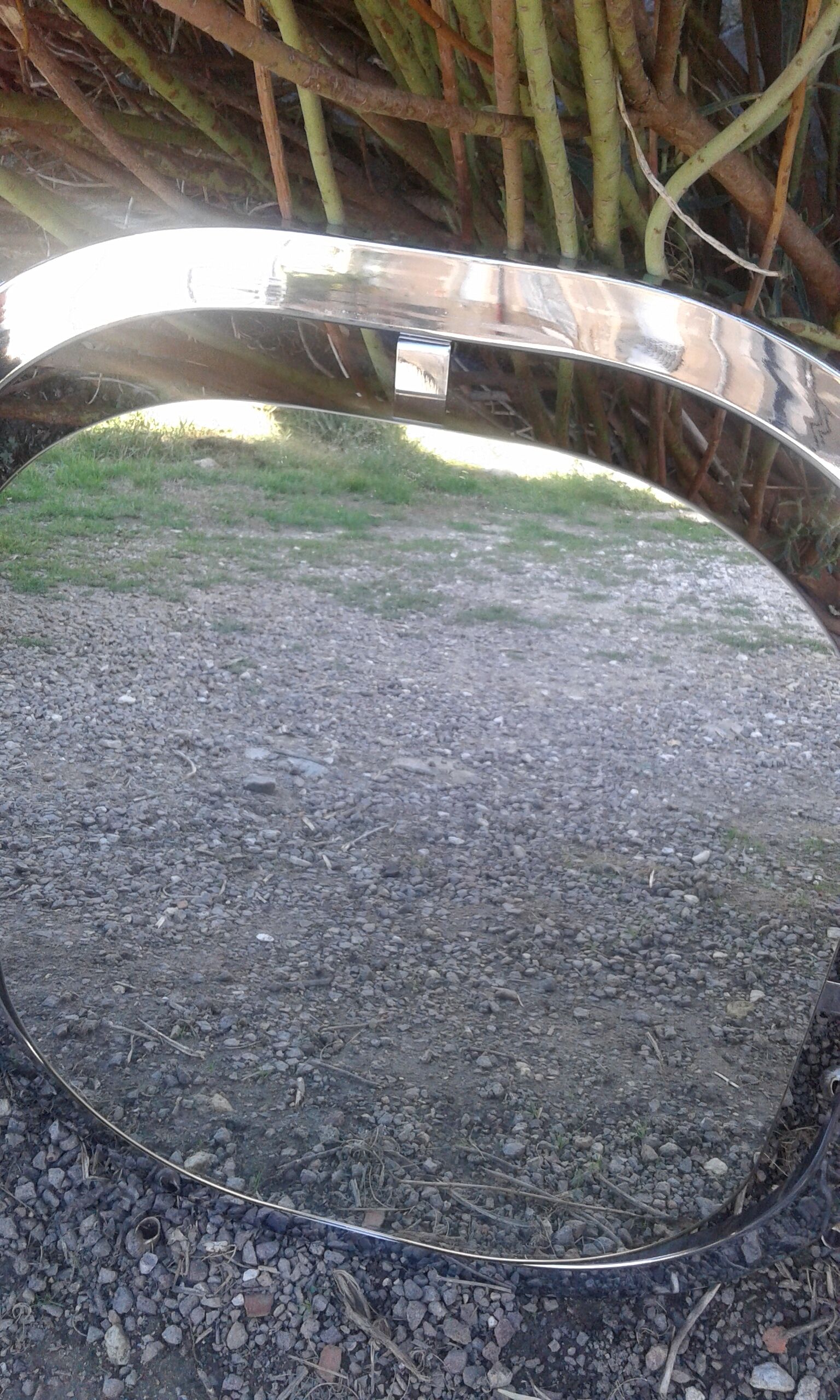 Chrome mirror from the 70s