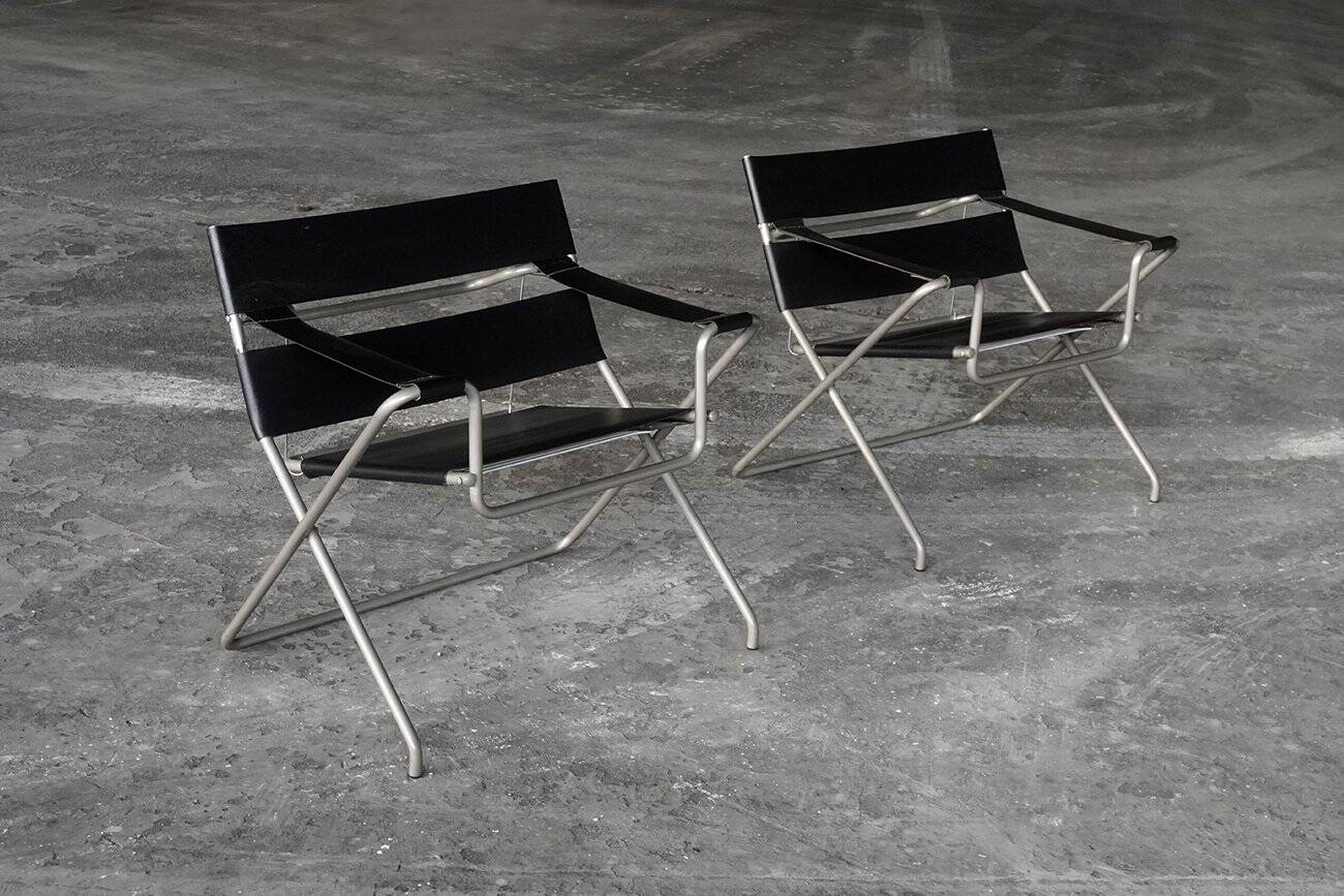 D4 Lounge Chairs by Marcel Breuer for Tecta, Germany, 1980s, Set of 2