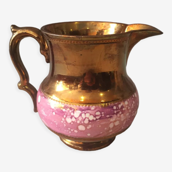 Jersey earthenware milk pitcher or jug