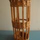 vintage wicker bread rack basket