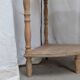 Étage d'angle en bois - Quart de cercle