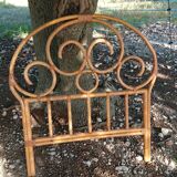 Rattan headboard