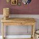 Vintage solid wood console table | Flore
