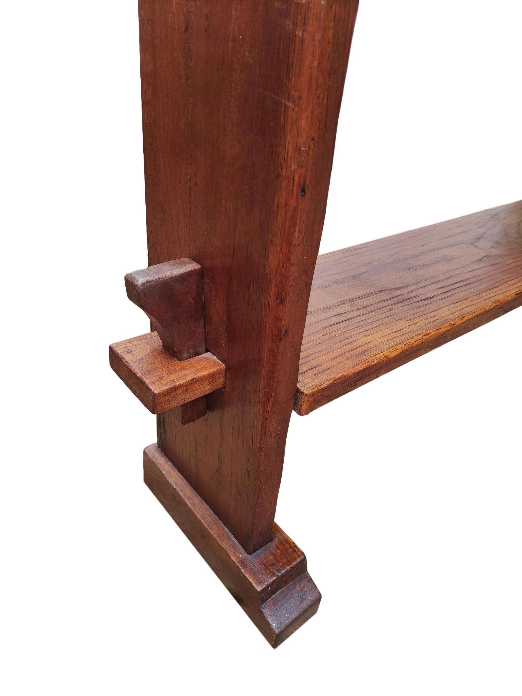 Portable brutalist style shelf, 1930s