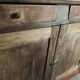 Vintage parisian buffet of the 50s in oak wood