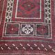Vintage afghan carpet belutch 89x147 cm