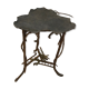 bamboo pedestal table&bronze Napoléon III