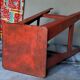 Tabouret industriel vintage en tôle recyclée