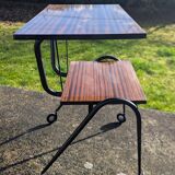 Vintage 50s 60s design rolling serving table