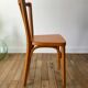 Chaise bistrot Baumann en bois de hêtre clair N°12 années 50