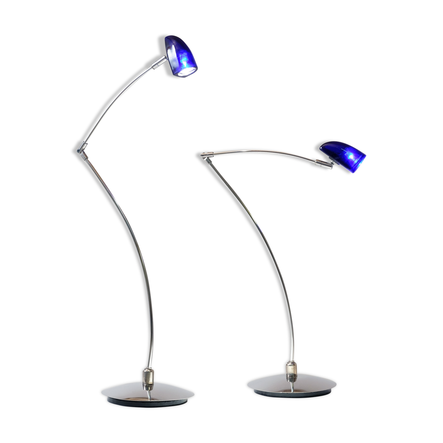 Pair of Harco Loor Design lamps 1980