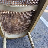 Old piano bench cannée style louis xvi