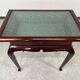 Art Deco display table in mahogany