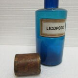 Pharmacy licopode blue label porcelain pot