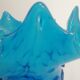 Blue Murano glass centerpiece 1980