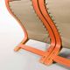 Scandinavian Rybo Rykken Olivegreen Leather 2-Seat Ry-Wing Lounge Sofa, 60s